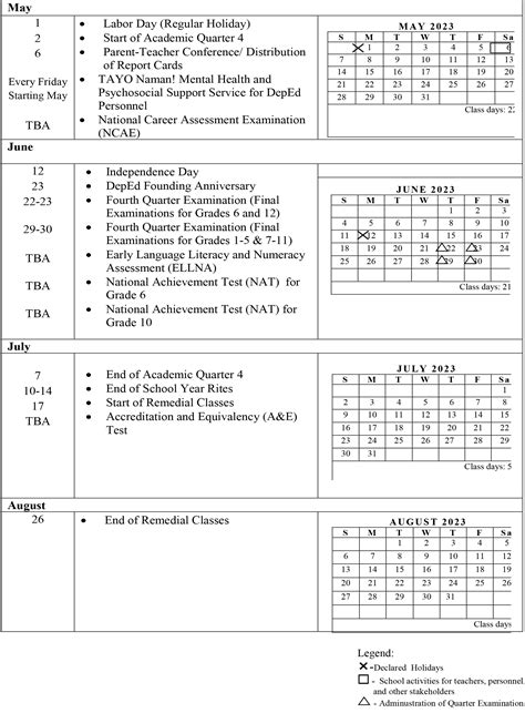 school year 2022 to 2023 philippines|DepEd Order No. 034 S. 2022 School Calendar .